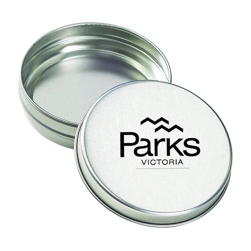 Classic Medium Round Tin Storage Canister — view 3