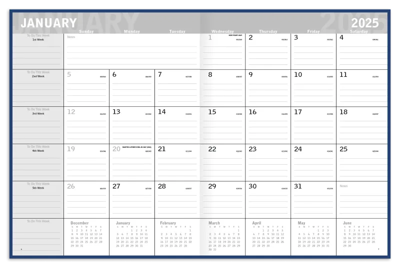 Custom Classic Monthly Planner — view 5