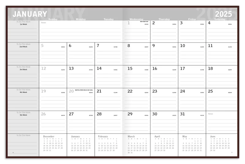 Custom Classic Monthly Planner — view 7