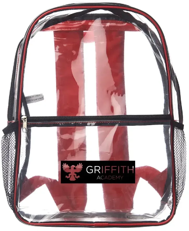 Personalized Clear Backpack — view 3