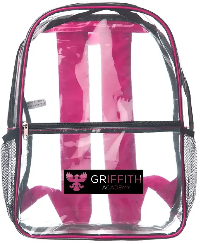 Personalized Clear Backpack — view 4