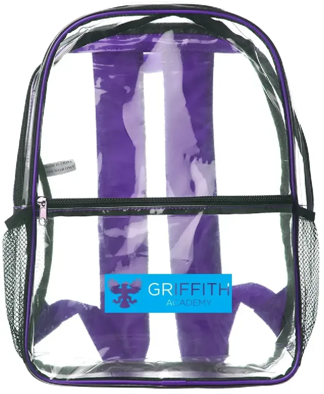 Personalized Clear Backpack — view 5