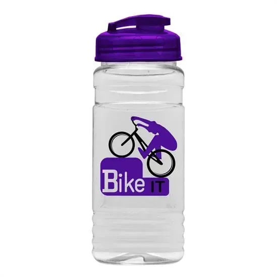 Clear Bottle with Flip-Top Lid (20 oz.) — view 8