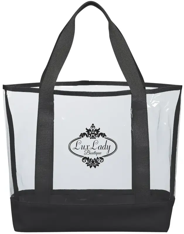 Personalized Clear Casual Tote Bag