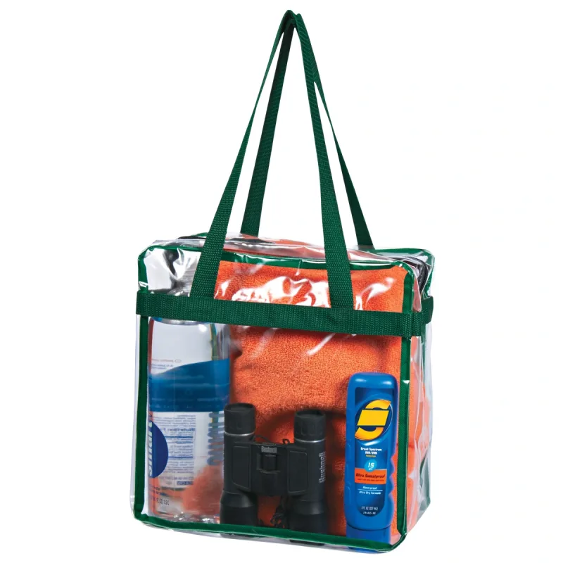 Clear EVA Tote Bag With Zipper — view 12