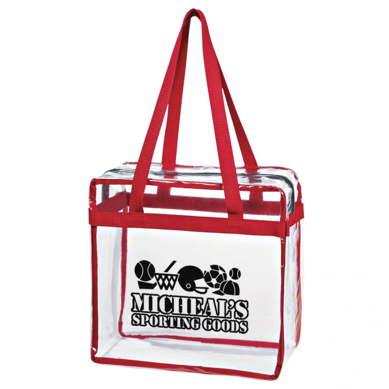 Clear EVA Tote Bag With Zipper — view 6