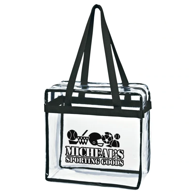 Clear EVA Tote Bag With Zipper — view 9