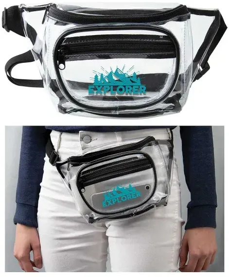 Custom Printed Clear Fanny Pack