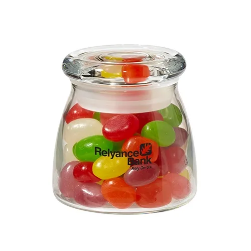 Clear Glass Vibe Jar with Airtight Lid — view 5