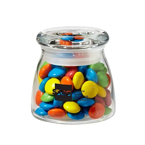 Clear Glass Vibe Jar with Airtight Lid — view 6