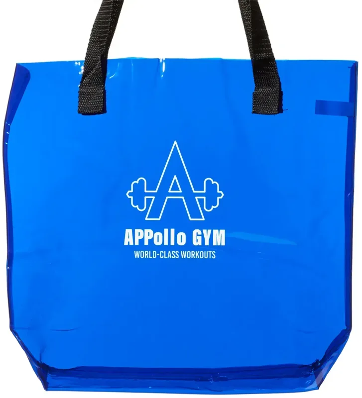 Clear PVC Tote Bag - 1 Color — view 3