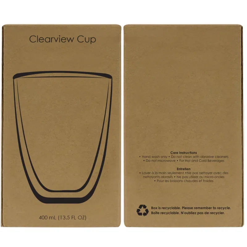 Clearview Borosilicate Glass Cup 400 Ml. (13.5 Fl. Oz.) — view 6