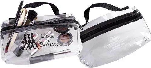 Personalized CLEARVIEW Cosmetic Bag with Handle