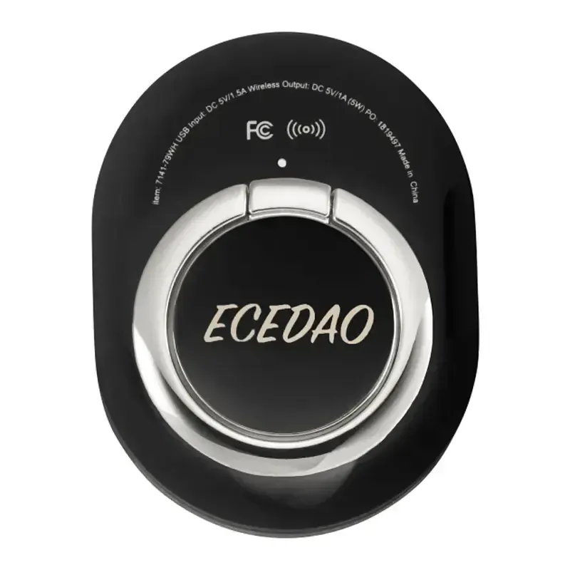 Customizable Cling Wireless Charging Pad with Phone Ring