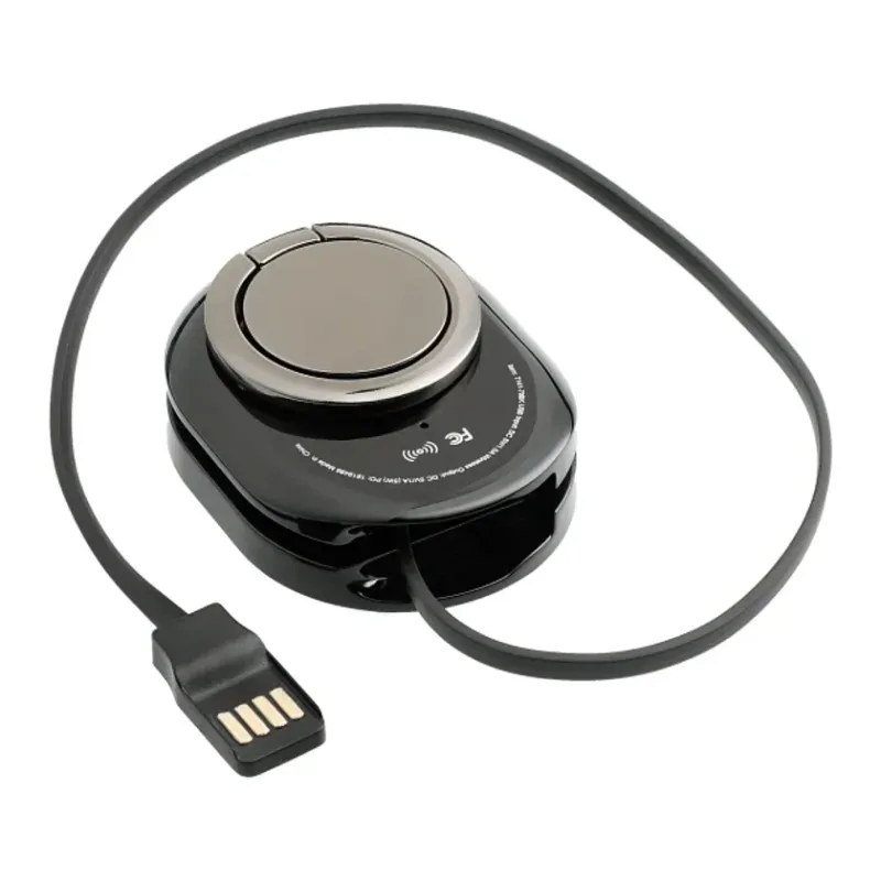 Customizable Cling Wireless Charging Pad with Phone Ring — view 3