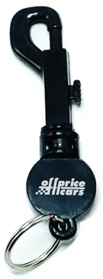 Custom P-Clip Keyring with Large Logo Area