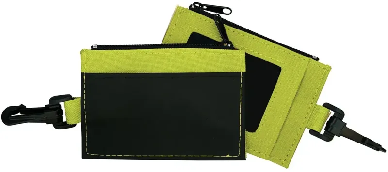 Custom Clip-On ID Holder with Zip Purse — view 7