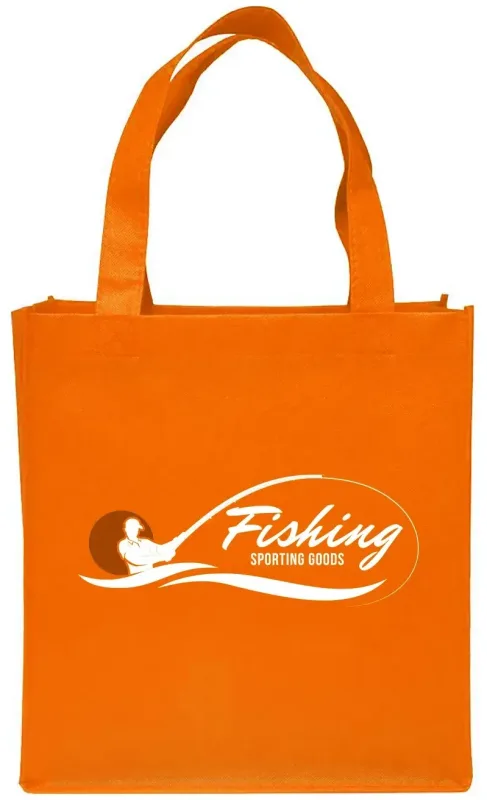 Custom Clipper Tote Bags - Personalized Non-woven Grocery Tote with Logo — view 13