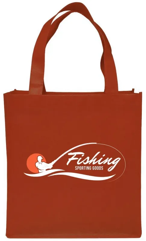Custom Clipper Tote Bags - Personalized Non-woven Grocery Tote with Logo — view 14
