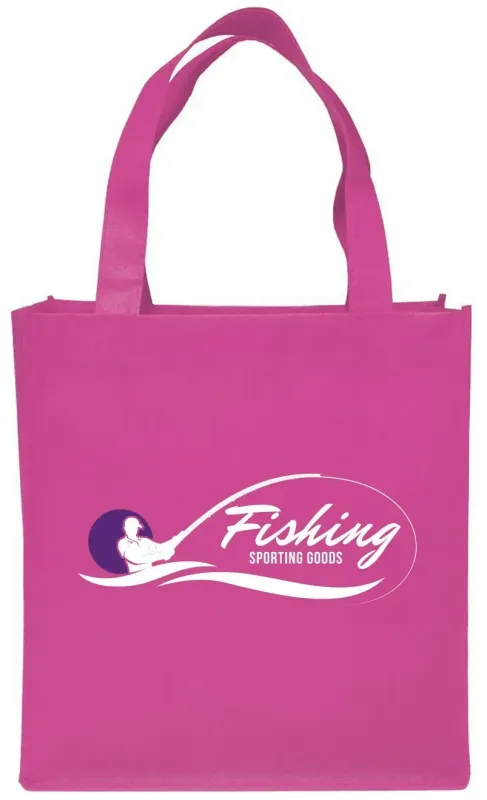 Custom Clipper Tote Bags - Personalized Non-woven Grocery Tote with Logo — view 15
