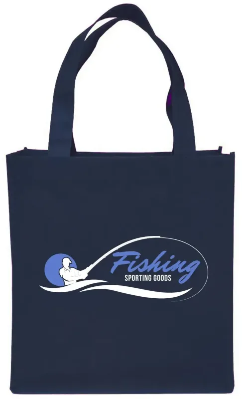Custom Clipper Tote Bags - Personalized Non-woven Grocery Tote with Logo — view 16
