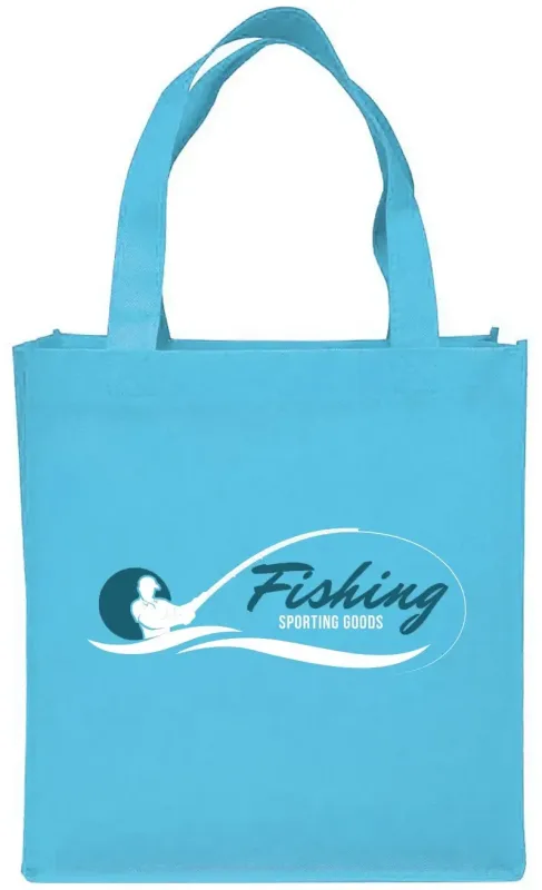 Custom Clipper Tote Bags - Personalized Non-woven Grocery Tote with Logo — view 17