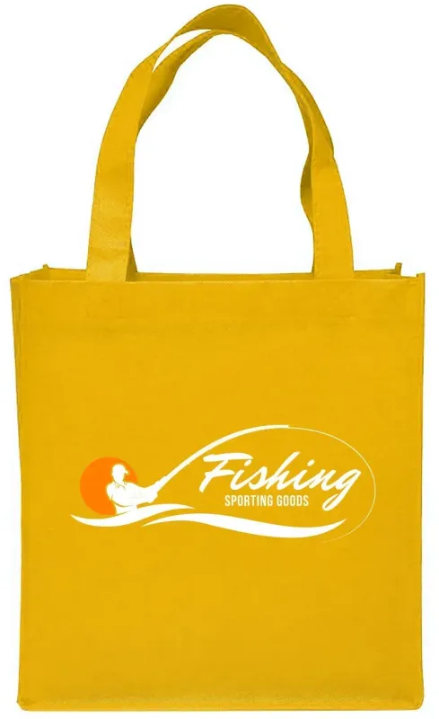 Custom Clipper Tote Bags - Personalized Non-woven Grocery Tote with Logo — view 5
