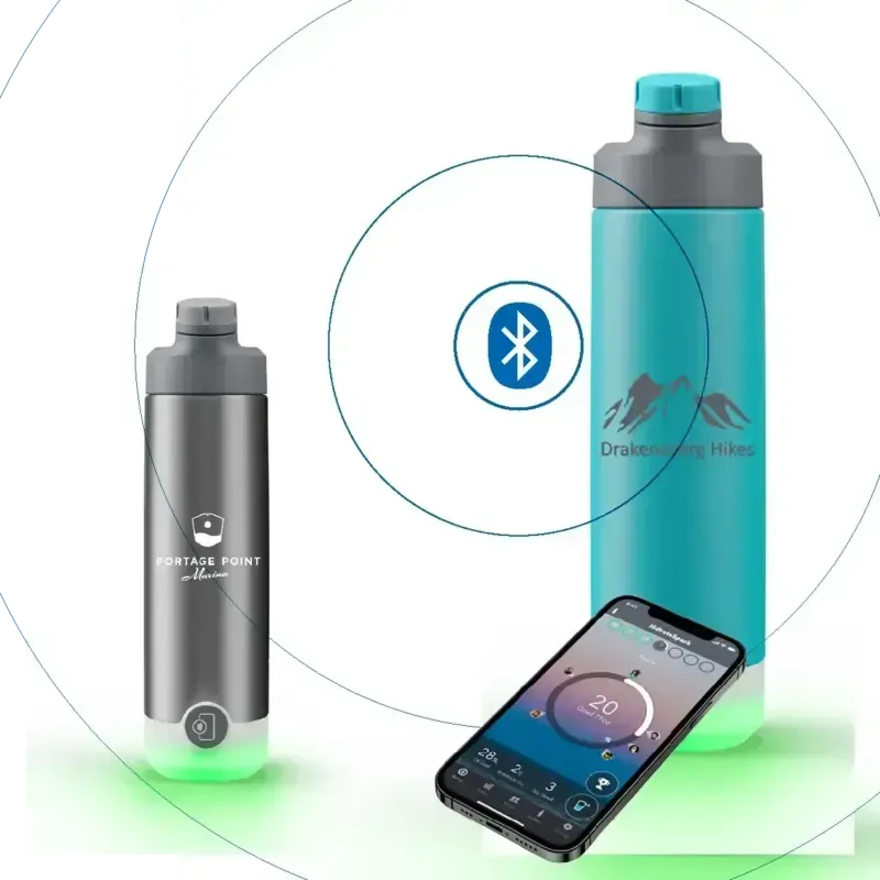 HidrateSpark 20 oz. Smart Water Bottle with Tap-to-Track Technology