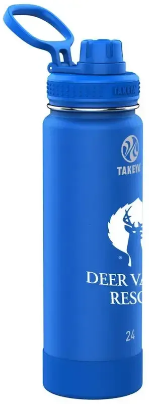 24oz Takeya Actives Vacuum Insulated Spout Lid Stainless Steel Bottle - CLOSEOUT