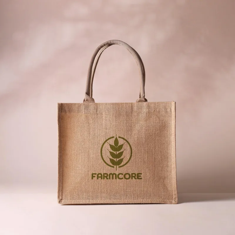 Coco Woven Linen Tote Bag — view 2