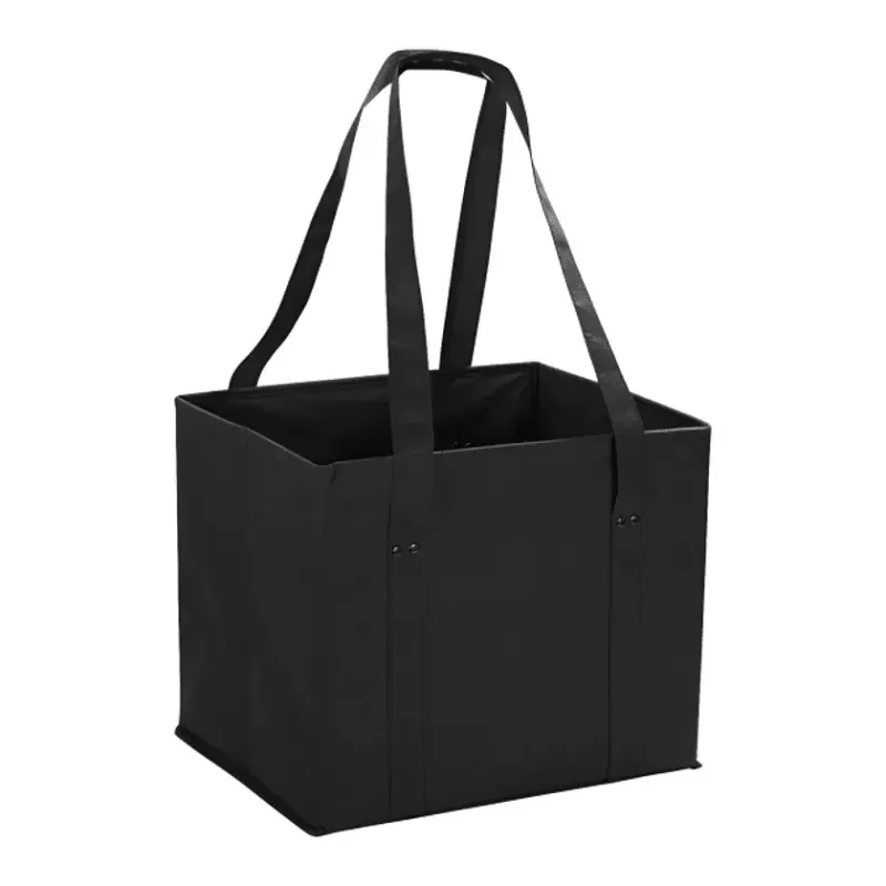 Custom Collapsible Cube Storage Tote with Handles — view 2