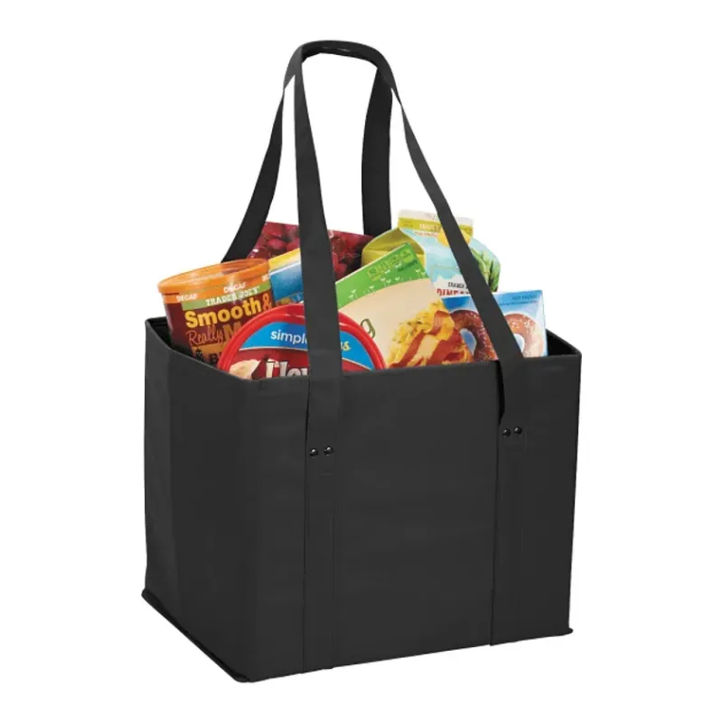 Custom Collapsible Cube Storage Tote with Handles — view 3