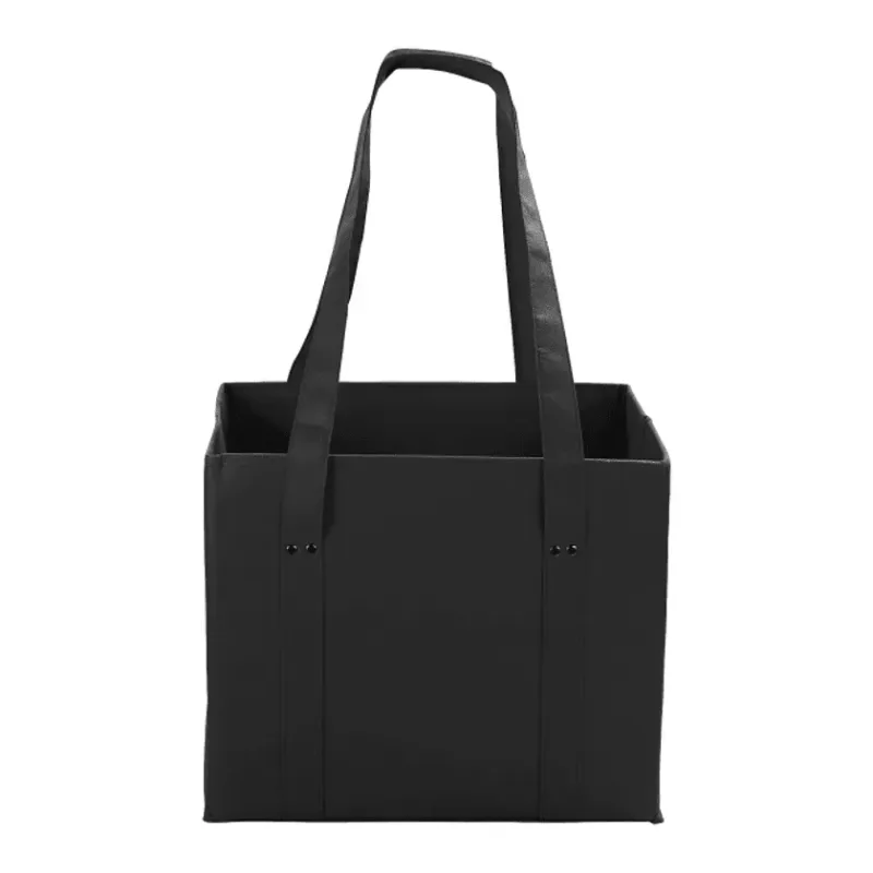 Custom Collapsible Cube Storage Tote with Handles — view 4