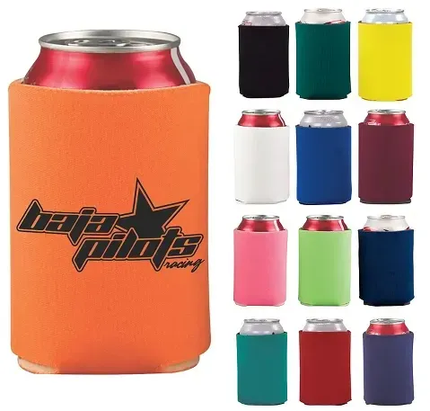 Custom Foam Can Cooler Holders - 2 Sides