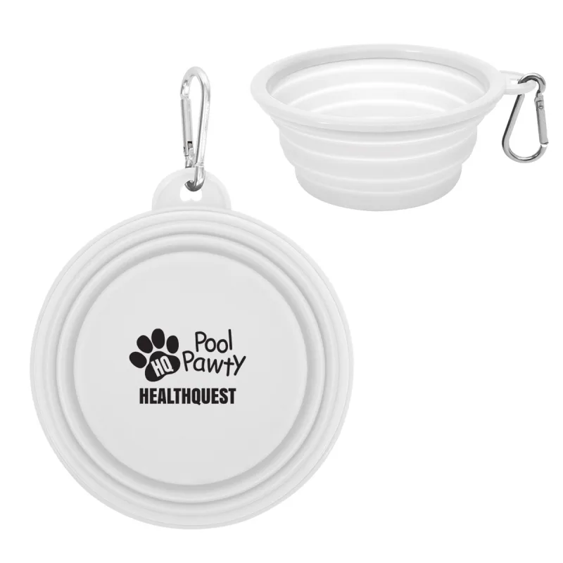 Collapsible Pet Bowl with Carabiner — view 5
