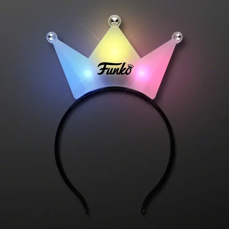 Color-Change Crown LED Tiara Headband — view 2