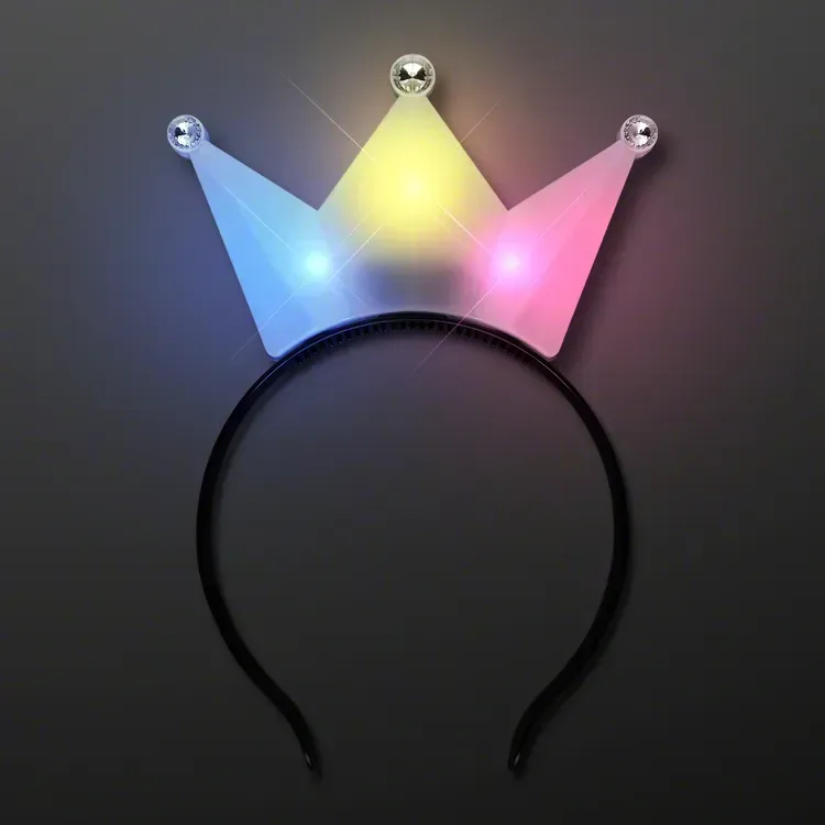 Color-Change Crown LED Tiara Headband — view 3