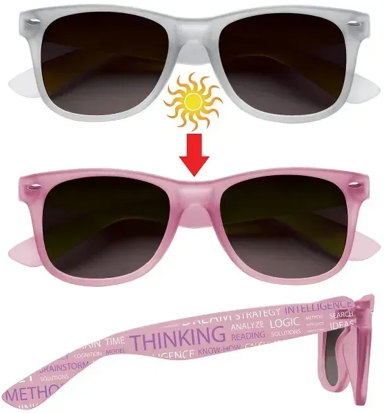 Imprinted Color Change Sunglasses — view 5