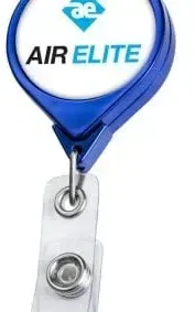 Custom Chrome JUMBO Round Badge Reel — view 5