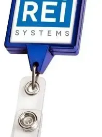 Custom Chrome Jumbo Square Badge Reel — view 5