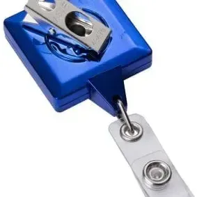 Custom Chrome Jumbo Square Badge Reel — view 6