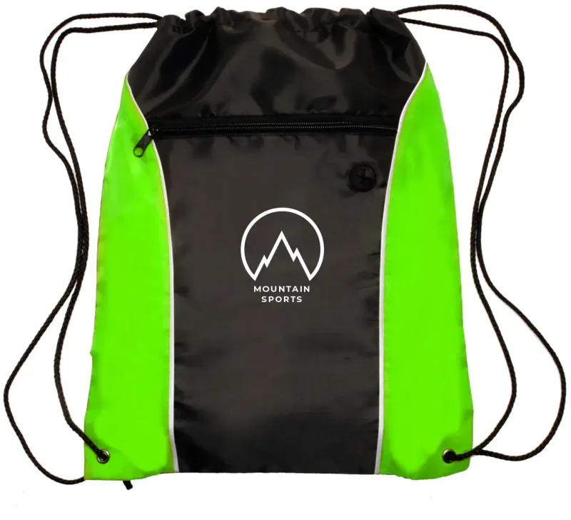 COLOR FLASH Drawstring Backpack — view 3