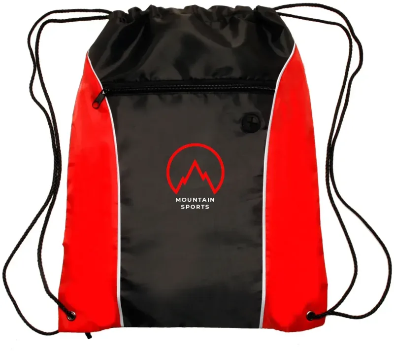 FLASHPACK Drawstring Backpack (2 Color Imprint) — view 2
