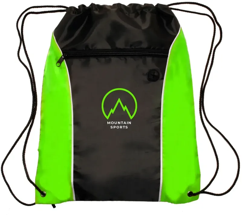 FLASHPACK Drawstring Backpack (2 Color Imprint) — view 5