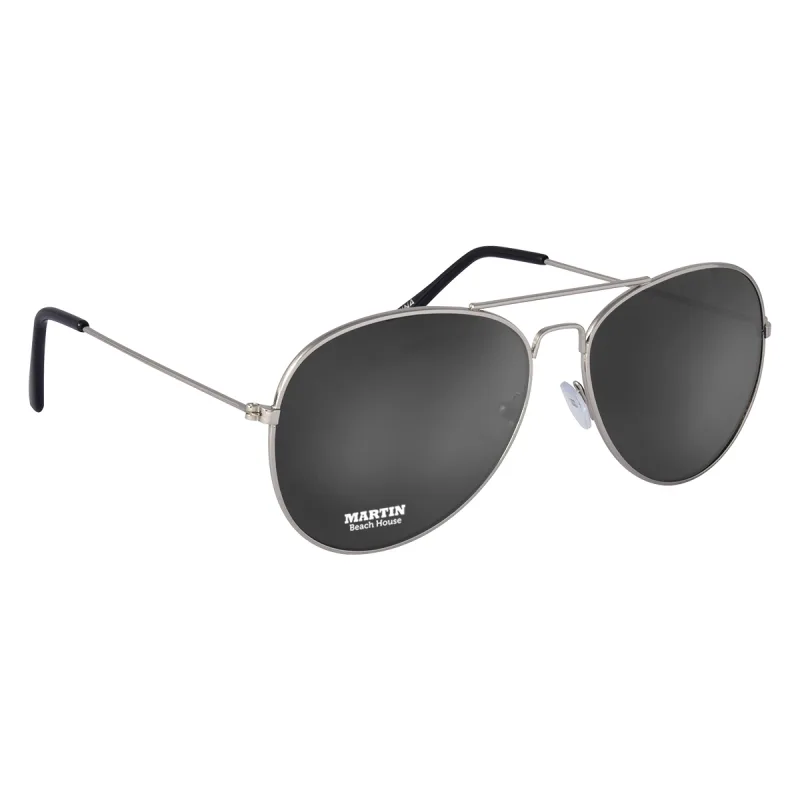 Color Mirrored Aviator Sunglasses — view 5