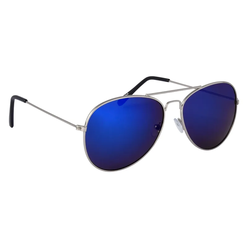 Color Mirrored Aviator Sunglasses — view 7