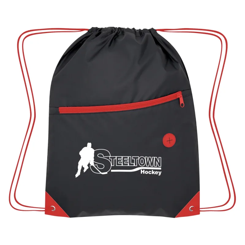 Custom Color Pop Drawstring Bag — view 6