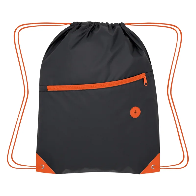 Custom Color Pop Drawstring Bag — view 9
