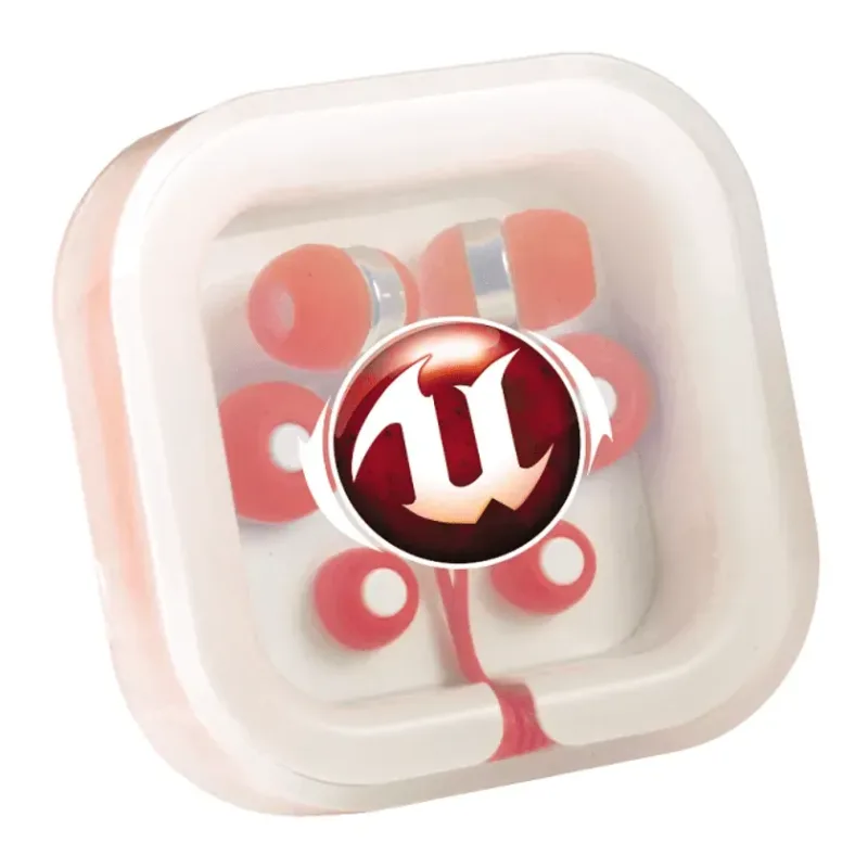 Custom Color Pop Earbuds with Case — view 10