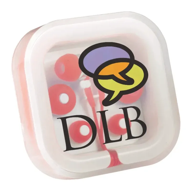 Custom Color Pop Earbuds with Case — view 13